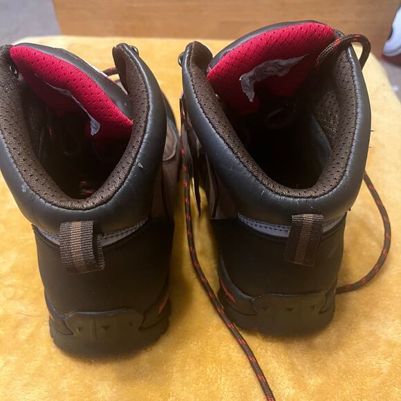 Dickies men’s leather exterior work boots size 7.5 new with tags brown and black